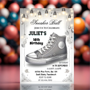 Epic Chic Schoen Meisje Sweet 16 Sneaker Ball Verj Kaart