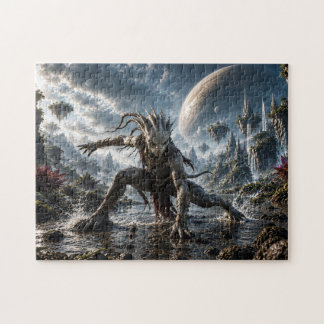 Epic Cosmic Guardian in a Fantasy World Legpuzzel