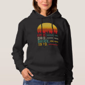 Epic Dad Since 1973 Happy Fathers Day Hoodie (Voorkant)