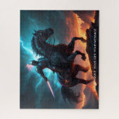 Epic Dark Knight & Stallion Art Puzzel Collectie (Verticaal)