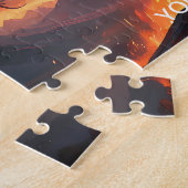 Epic Dark Knight & Stallion Art Puzzel Collectie (Zijkant)
