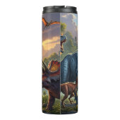 Epic Dinosaur Valley Waterfall Sunset Thermosbeker (Achterkant)