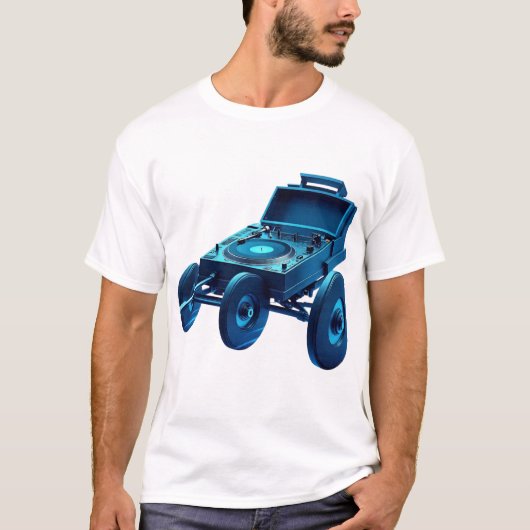 Epic DJ Chariot T-Shirt Design (Devant)