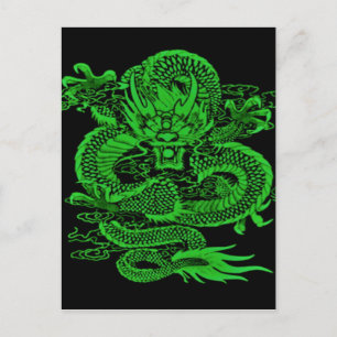 Epic Dragon Green Briefkaart