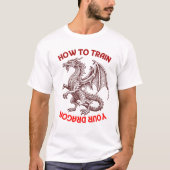 Epic Dragon Rider Fantasy Adventure Tee T-shirt (Voorkant)
