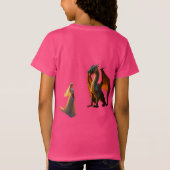 Epic Dragon vs Knight Battle T-Shirt Design (Dos)