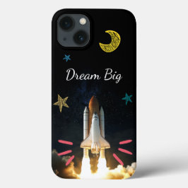 Epic Dream Big Space Shuttle-afbeelding iPhone 13 Hoesje