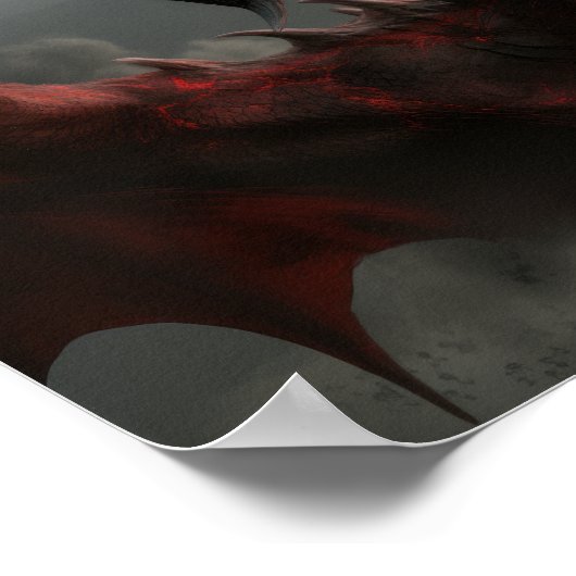 Epic Drogon Dragon Poster - Game of Thrones Inspir (Hoek)