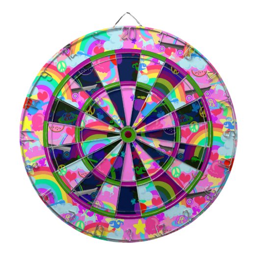 Epic Eighties Explosion Dartbord (Voorkant)