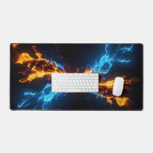 Epic Elemental Fire Ice Energy Clash Gamer (Clavier et souris)