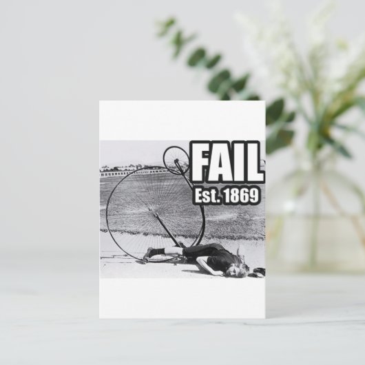 Epic faalt. briefkaart (Staand voorkant)