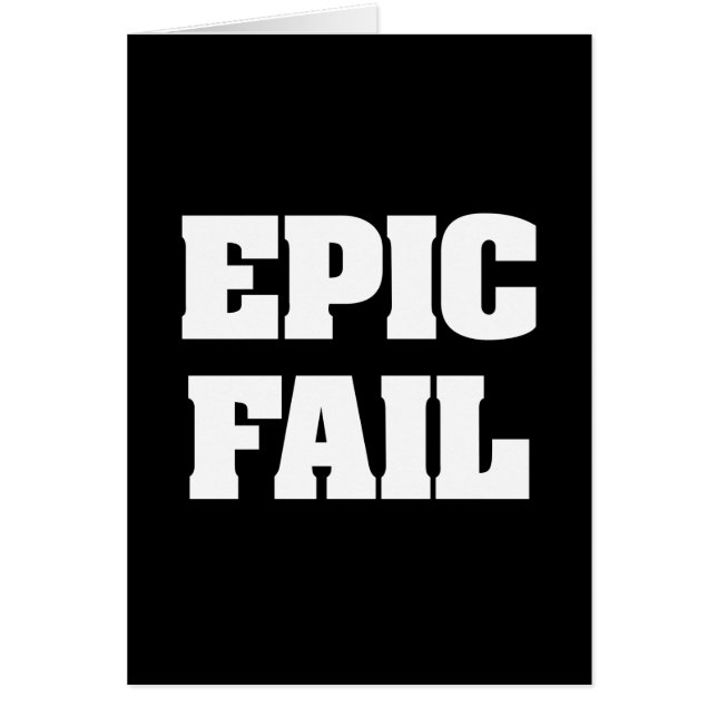 Epic Fail (Voorkant)