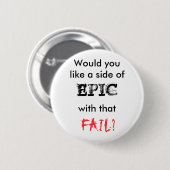 Epic Fail Button (Voorkant /achterkant)