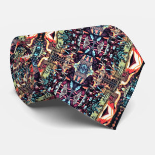 Epic Fantasy Satijn Foulard Stropdas