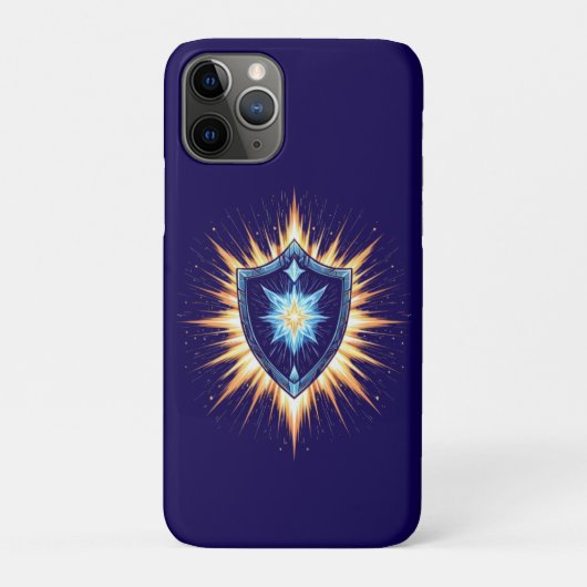 Epic Fantasy Shield with Radiant Energy Burst – Ma Case-Mate iPhone Case (Achterkant)
