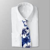 Epic Floral Hibiscus Hawaiian Necktie Stropdas (Gebonden)