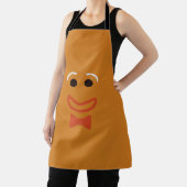 Epic Gingerbrood Man Face Fun Cookie Kerstmis Schort (Insitu)