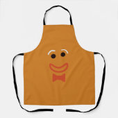 Epic Gingerbrood Man Face Fun Cookie Kerstmis Schort (Voorkant)