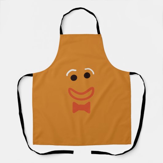 Epic Gingerbrood Man Face Fun Cookie Kerstmis Schort (Voorkant)
