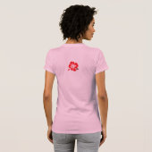 Epic Hibiscus Dames T-shirt (Achterkant volledig)