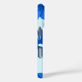 Epic Hibiscus Floral Hawaiian Royal Blue Case-Mate iPhone Case (Achterkant / Rechts)