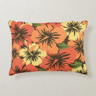 Epic Hibiscus Hawaiian Floral Aloha Shirt Print Accent Kussen