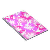 Epic Hibiscus Hawaiian Floral Aloha Shirt Print Notitieboek (Rechterzijde)