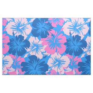 Epic Hibiscus Hawaiian Floral Aloha Shirt Print Stof