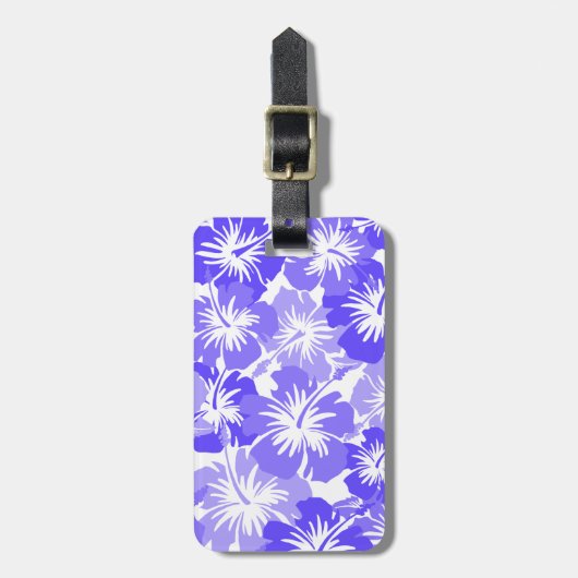 Epic Hibiscus Hawaiian Floral Bagagelabel (Voorkant verticaal)