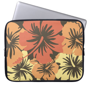Epic Hibiscus Hawaiian Neopreen Wetsuit Laptop Sleeve