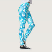 Epic Hibiscus Hawaiian Tropische Floral Leggings (Rechts)