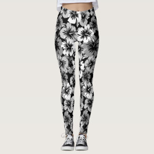 Epic Hibiscus Hawaiian Tropische Floral Leggings