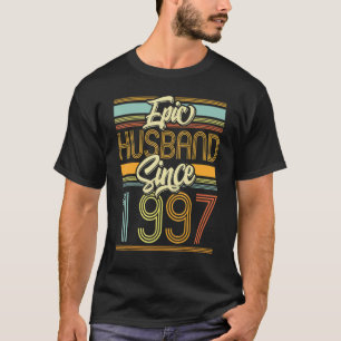 Epic Husband sinds 1997 26 jaar 26e bruiloft Anniv T-shirt
