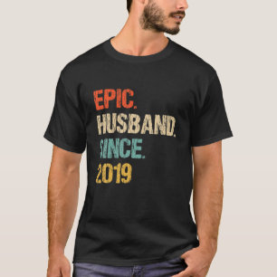 Epic Husband sinds 2019 - 2de Jubileum van het huw T-shirt