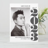 EPIC-JAAR | AFSTUDEREN GRAY BOLD COLLEGE FOTO KAART (Staand voorkant)