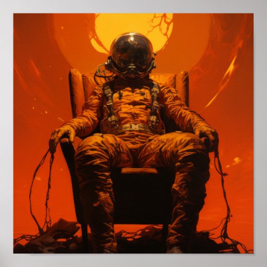 Epic Journey : Captivant Spacescape Poster en Oli (Devant)
