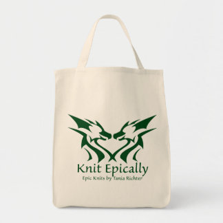 Epic Knits Canvas tas