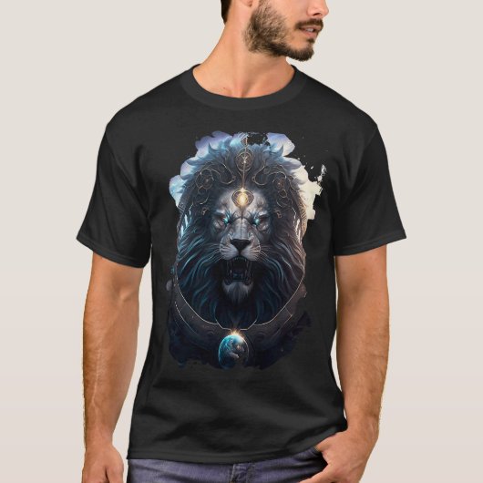 Epic Leo het zodiale teken van sterkte 1 T-shirt (Voorkant)