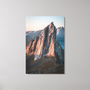 Epic Mountain Noorwegen Canvas Afdruk