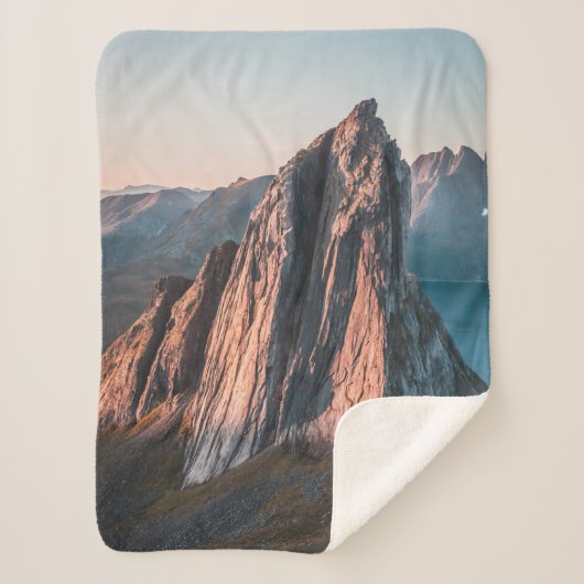 Epic Mountain Noorwegen Sherpa Deken (Voorkant)