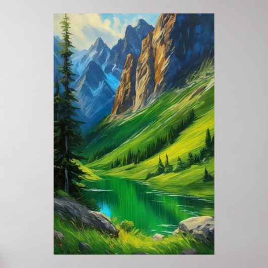 Epic Panorama, Green Valley's Dance Poster (Voorkant)