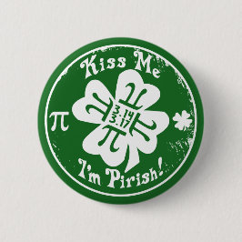 Epic Pi Day en St. Patrick's Day 2 op 1 Ronde Button 5,7 Cm