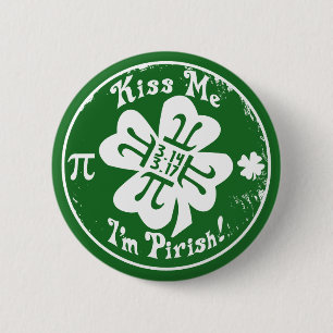 Epic Pi Day en St. Patrick's Day 2 op 1 Ronde Button 5,7 Cm
