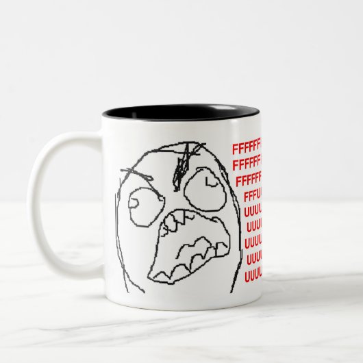 Epic Rage Guy Mug (Gauche)
