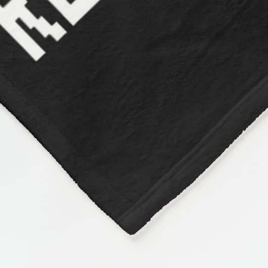 Epic Rebooting Support Tech Santa's Fleece Deken (Hoek)