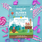 Epic Retro Game Party Kaart