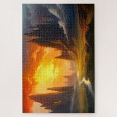 Epic Rock Mountains - Fantasy Art Legpuzzel (Verticaal)