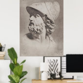 Epic Roman Helmet Head Poster - Tijdloos ontwerp (Thuiskantoor)
