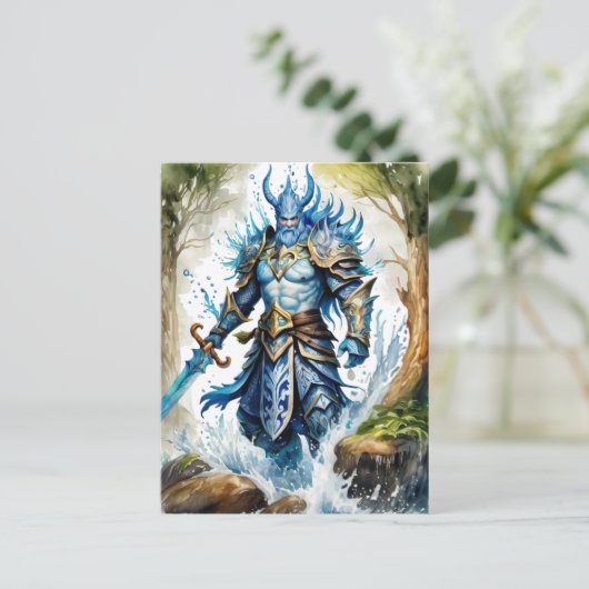 Epic RPG Knight Briefkaart (Staand voorkant)