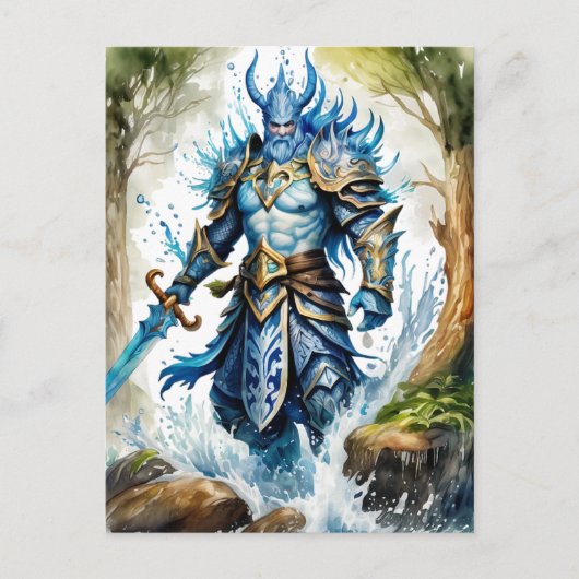 Epic RPG Knight Briefkaart (Voorkant)